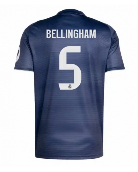 Real Madrid Jude Bellingham #5 Maglia Gara Trasferta Repliche 2025-26 Maniche Corte
